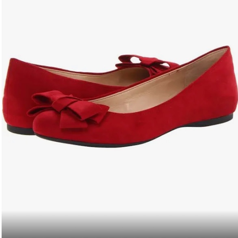 Jessica Simpson Red Mugara Ballet Flats